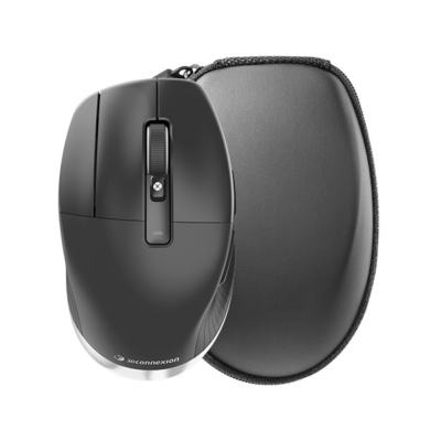 3Dconnexion - CadMouse Pro Wireless Left (3DX‑700117) – Ratón CAD inalámbrico para zurdos, 7 botones, ergonómico