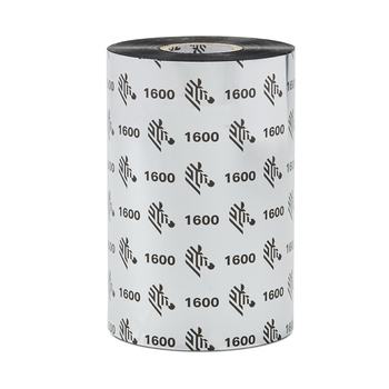 Wax Ribbon, 84mmx300m (3.31inx984ft), 1600; Economy, 25mm (1in) core, 24/box