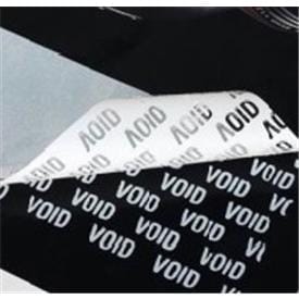 Label, Polyester, 2x0.5in (50.8x12.7mm); TT, 8000T Void Gloss, Coated, Permanent Adhesive, 3in (76.2mm) core, 3000/roll, 1/box, Plain