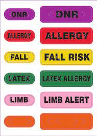 Wristband, Tyvek, 1 x 10in, Alert Wristband, Adhesive Closure, Silver - Blank, 1,000/box