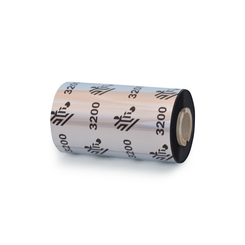 ZEBRA - Wax Ribbon, 57mmx74m (2.24inx242ft), 1600; Standard, 12mm (0.5in) core