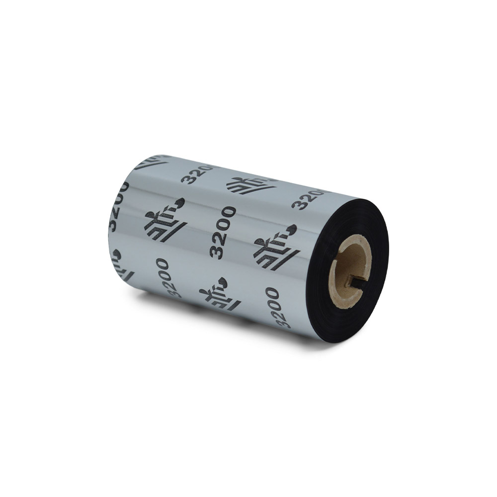 ZEBRA - Wax/Resin Ribbon, 57mmx74m (2.24inx242ft), 3200; High Performance, 12mm (0.5in) core