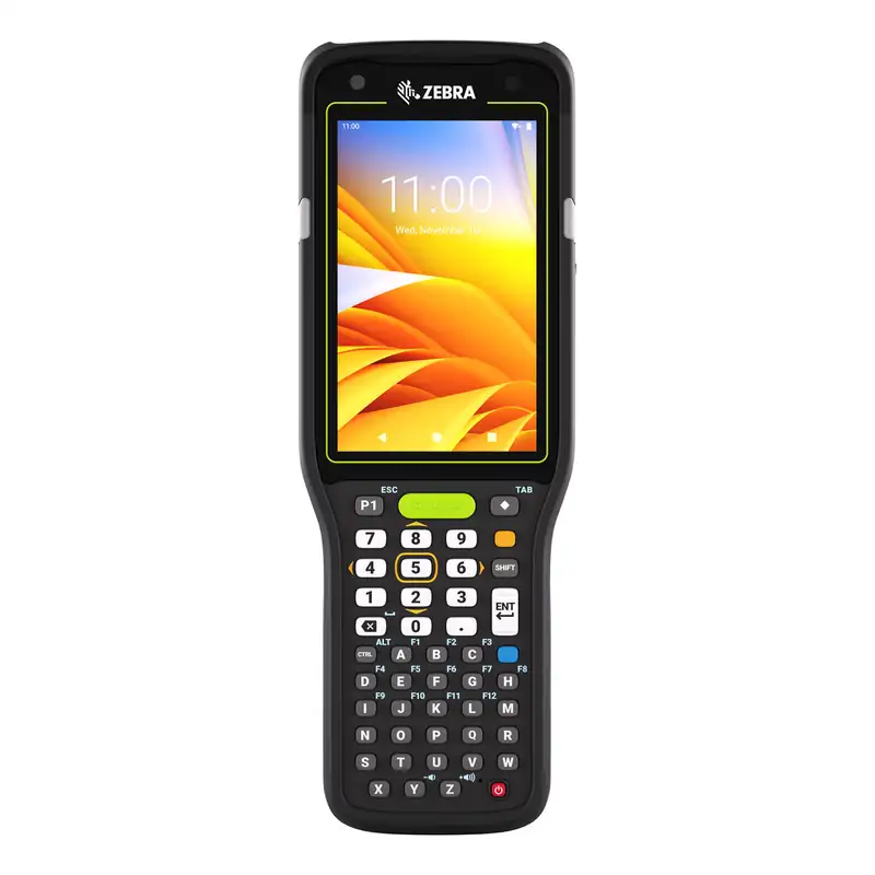 MC3401-0S1P64SS-A6 - ZEBRA - Computadoras móviles MC34, LAN, WIFI 6E, Straight Shooter, Bluetooth, NFC, 4.0 Display, Vibrator, Android GMS, SE4770 Imager, 5MP FF + 13MP RF Camera, 6GB RAM / 128GB UFS, 47 Key, 7000mAh Standard Battery, Rest of World