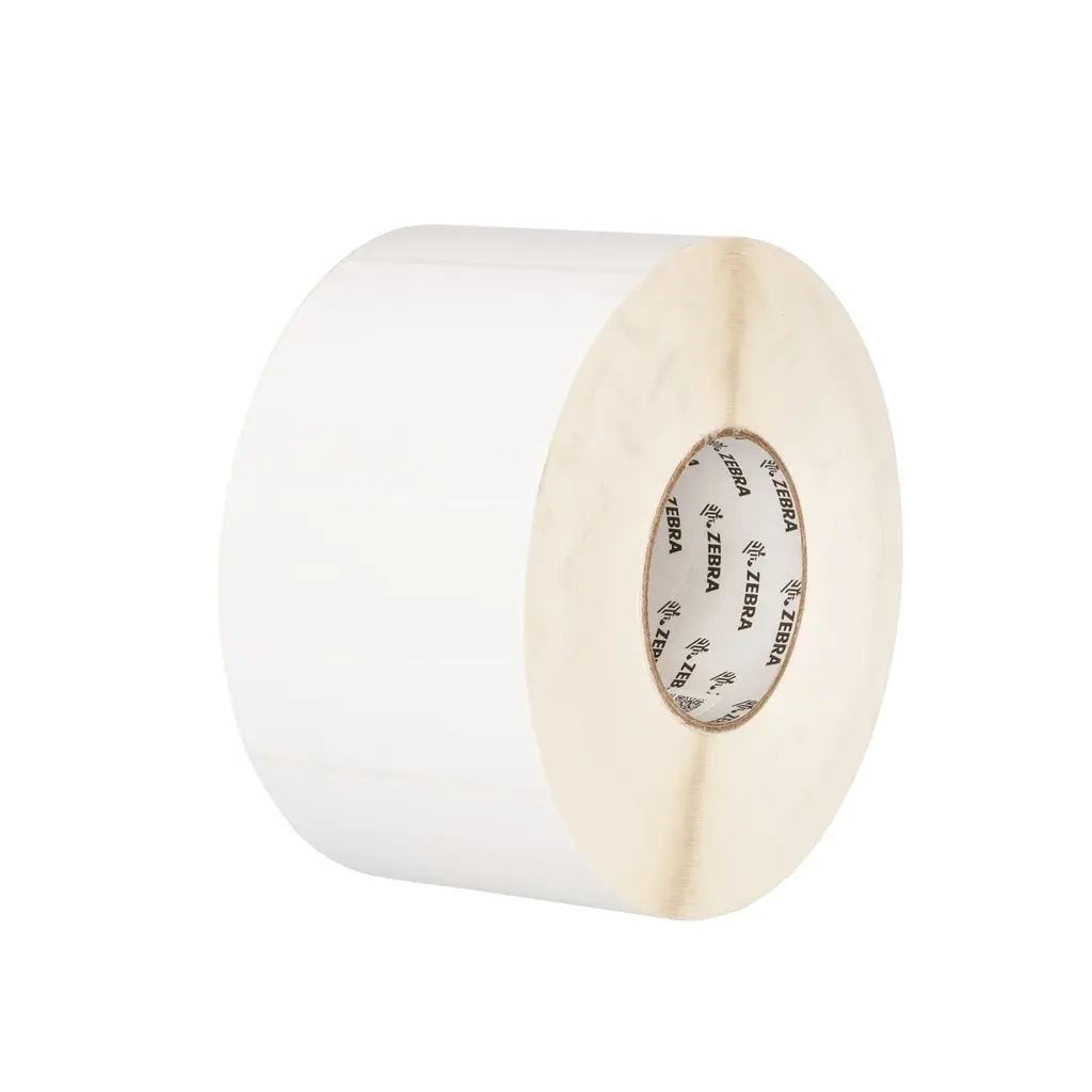 ZIPZED10045202 - ZEBRA - Etiqueta 3"x1", T. Térmica. Papel Blanco, Z-Essentials 400T, para Impresora de Escritorio , 3143/Rollo, con adhesivo Permanente, Perf. entre etiq., 1 al paso. Núcleo 1.". Diámetro 5.". 6 Rollos/caja. Peso por caja 1.27.