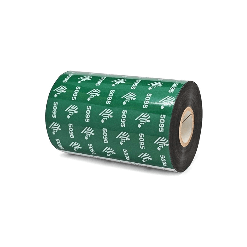 LA05095BK15445 - Zebra - Ribbon de Resina, 154mm x 450m (6.06" x 1476'), Modelo 5095 Alto Rendimiento para impresora Industrial. 6 Ribbons/Caja