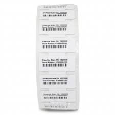 Label, Synthetic, 2.3594x0.9844in (60x25mm); TT, RFID Polyester with Foam, Coated, High Performance Acrylic Adhesive, 3in (76.2mm) core, RFID, 400/roll, 1/box, Plain