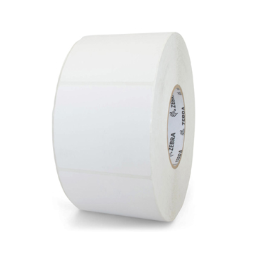 Label, Paper, 4x3in (101.6x76.2mm); TT, Z-Perform 2000T, Value Coated, Permanent Adhesive, 3in (76.2mm) core, 2000/roll, 4/box, Plain