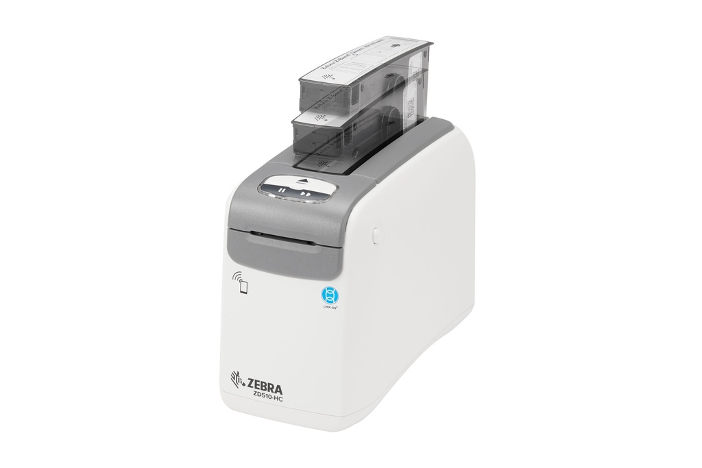 DT Printer ZD510 Wristband; ZPL II, XML, 300 dpi, ARG Cord, USB, USB Host, Ethernet, BTLE