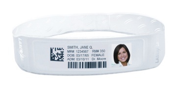 ZEBRA - WRISTBANDS/LABELS/TAGS, PAPER/PET, 8.5"X11" (216X279MM); LASER, LASERBAND 2 ADVANCED, ADHESIVE CLOSURE, PEDIATRIC/INFANT, HOLE PUNCHED, 1000 SHEETS/BOX