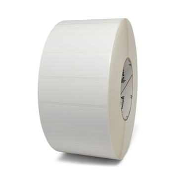10010243- ZEBRA - Etiqueta 3.5"x1", T. Térmica. Papel Blanco, Z-Perform 2000T, para Impresora Industrial, 5470/Rollo, con adhesivo Permanente, Perf. entre etiq., 1 al paso. Núcleo 3".  Diámetro 8". 4 Rollos/caja. Peso por caja 12.25 kg. 