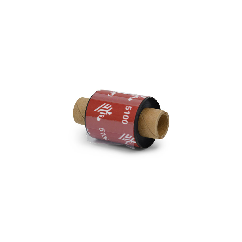 Resin Ribbon, 33mmx74m (1.3inx242ft), 5100; Premium, 12mm (0.5in) core, 12/box