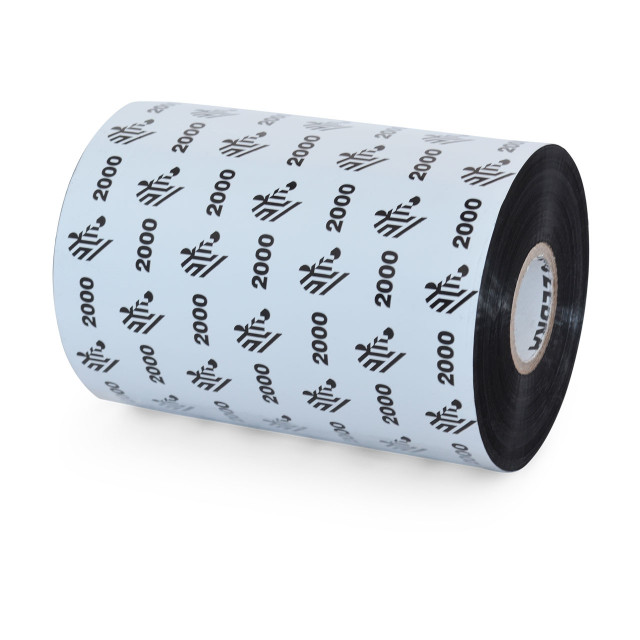 Wax Ribbon, 83mmx450m (3.27inx1476ft), 2000; Standard, 25mm (1in) core, 24/box