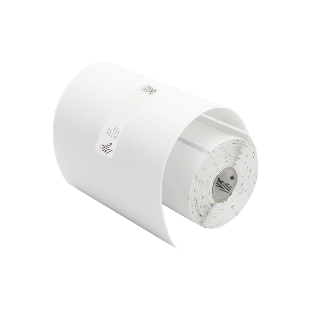 LD-R6AO5B- ZEBRA - Etiqueta 4"x3", T. Directa. Papel Blanco, Z-Perform 1000D, para Impresora Móvil, 200/Rollo, con adhesivo Permanente, Perf. entre etiq., 1 al paso. Núcleo 0.75".  Diámetro 2.5". 36 Rollos/caja. Peso por caja 10.43 kg. 