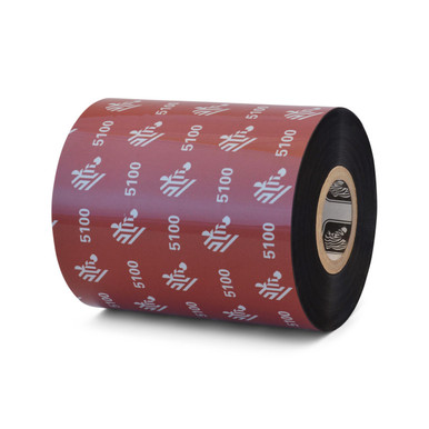 Resin Ribbon, 56mmx74m (2.2inx242ft), 5100; Premium, 12mm (0.5in) core, 12/box