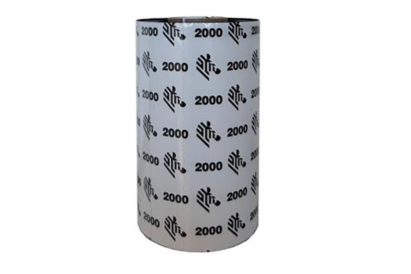 02000GT06430 - Zebra - Ribbon de Cera, 64 mm x 300m (2.52" x 984'), Modelo 2000 Alto Rendimiento para impresoraZD230t, ZD420t, ZD620t and GT800 printers  de Escritorio. 24 Ribbons/Caja