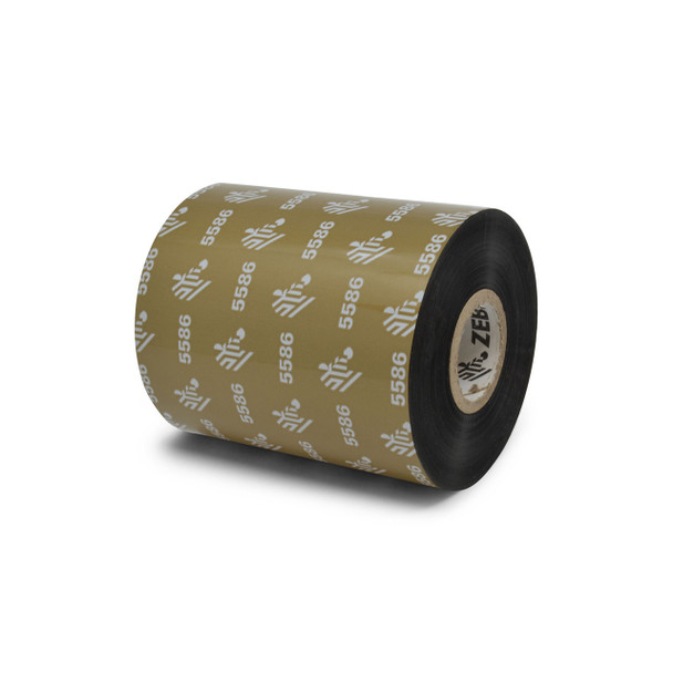 05586GS08407 - Zebra - Ribbon de Cera/Resina, 84mm x 74m (3.31" x 243'), Modelo 5586 Premium para impresoraG-Series de Escritorio. 12 Ribbons/Caja