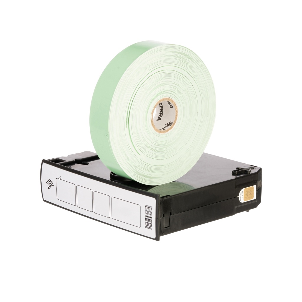 Wristband, Polypropylene, 1x10in (25.4x254mm); Direct thermal, Z-Band Fun, Adhesive closure, Cartridge, 350/roll, 6/box, Green