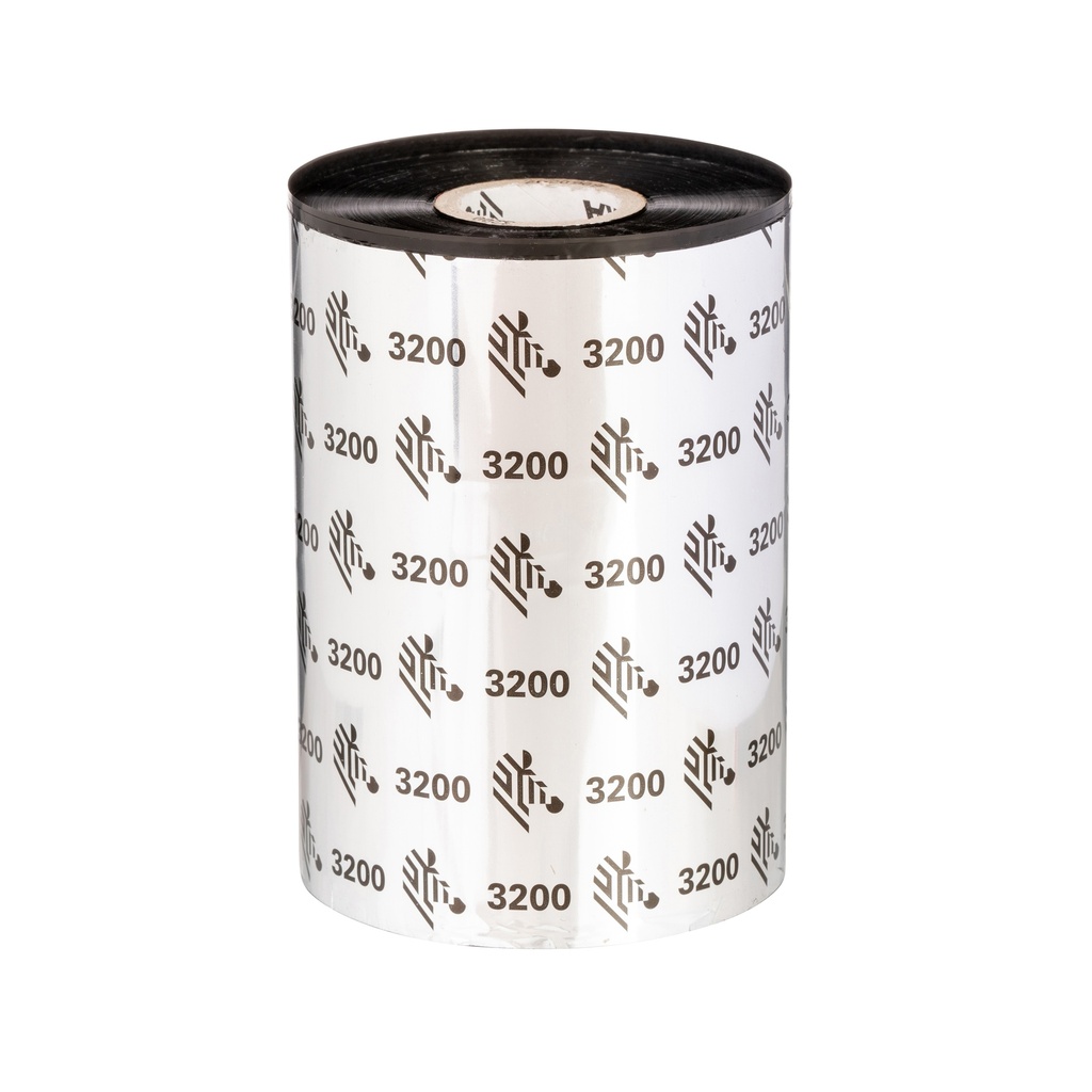 Wax/Resin Ribbon, 156mmx450m (6.14inx1476ft), 3200; High Performance, 25mm (1in) core, 6/box