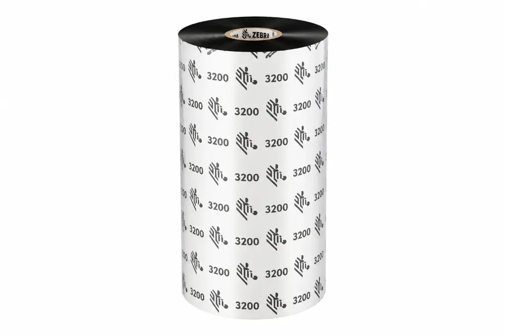 Wax/Resin Ribbon, 220mmx450m (8.66inx1476ft), 3200; High Performance, 25mm (1in) core, 6/box
