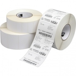Label, Polyester, 1.75x0.75in (44.5x19.1mm); TT, Z-Ultimate 3000T White, High Performance Coated, Permanent Adhesive, 3in (76.2mm) core, 7160/roll, 4/box, Plain