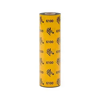 06100GS08407 - Zebra - Ribbon de Cera/Resina, 84mm x 74m (3.31" x 243'), Modelo 6100 Estándar para impresoraPara impresra G-Series, ZD420t and ZD620t printers de Escritorio. 48 Ribbons/Caja