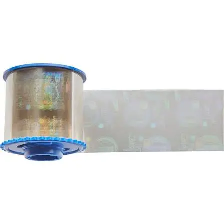 ZEBRA - HOLOGRAPHIC LAMINATION WITH VALID IDENTITYWALLAPER DESIGN. 1 MIL (750 IMPRINTS)