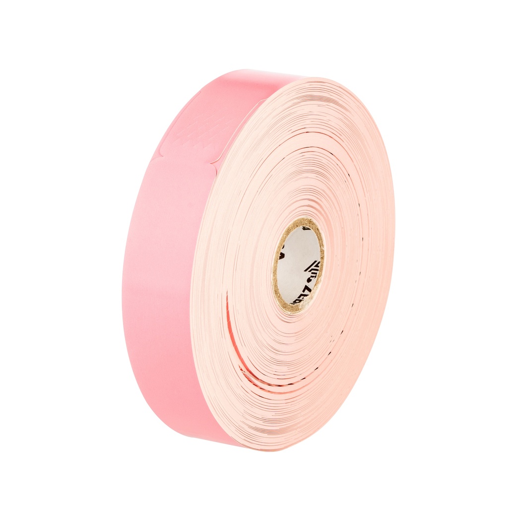 Wristband, Polypropylene, 1x10in (25.4x254mm); Direct thermal, Z-Band Fun, Adhesive closure, 1in (25.4mm) core, 350/roll, 4/box, Pink. Black mark sensing.