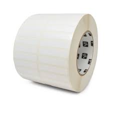 Label, Polyester, 1.5x0.5in (38.1x12.7mm) 2 Across, TT, Z-Xtreme 4000T White High-Tack, High Performance Coated, HighTack Adhesive, 3in (76.2mm) core, 10000/roll, 1/box, Plain