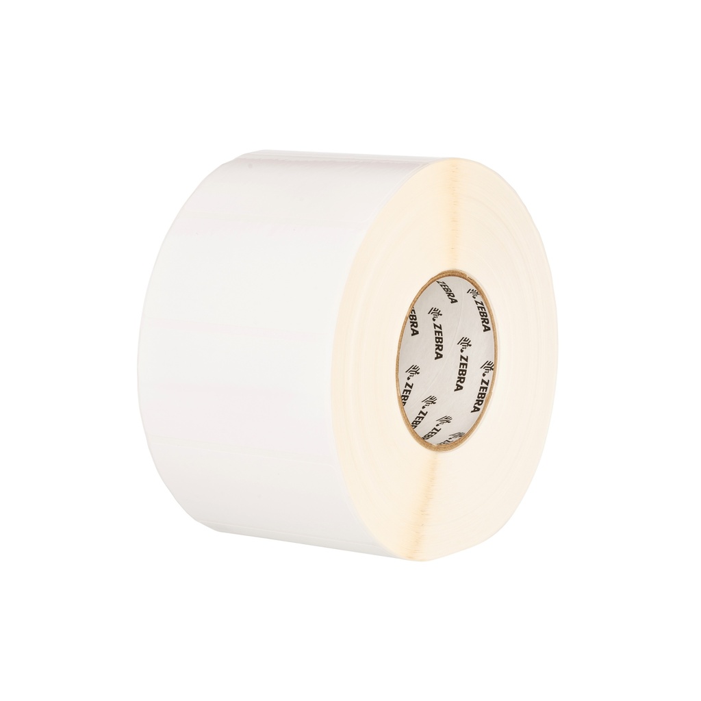 Label, Polypropylene, 1x1in (25.4x25.4mm); TT, PolyPro 3000T, Coated, Permanent Adhesive, 3in (76.2mm) core, 2000/roll, 1/box, Plain