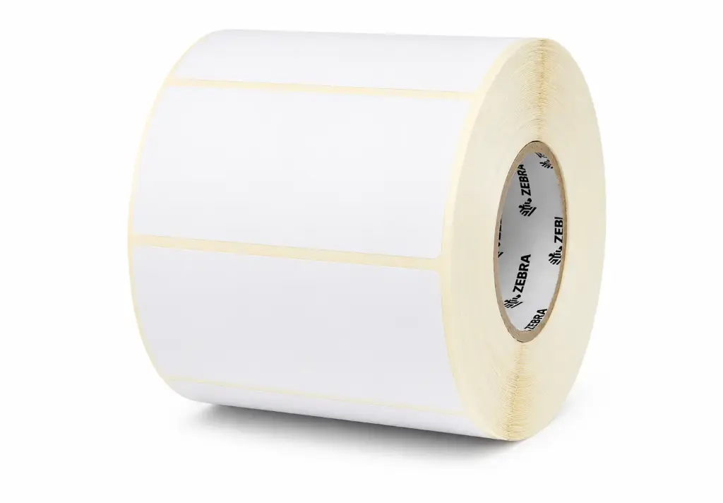 72226 ZEBRA - ROLLO DE ETIQUETA POLYTRANS 3000 (SINTETICA) DE TRANSFERENCIA TERMICA MARCA ZEBRA, MEDIDA 5" X 3", ROLLO CON 1696 ETIQUETAS, PRECIO POR ROLLO