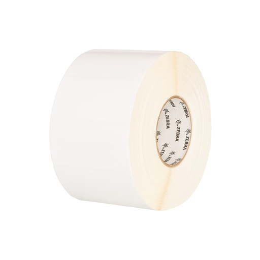 [SAM65843] ZEBRA - LABEL, POLYPROPYLENE, 3X3IN (76.2X76.2MM); DT, POLYPRO 4000D, HIGH PERFORMANCE COATED, ALL-TEMP ADHESIVE, 3IN (76.2MM) CORE