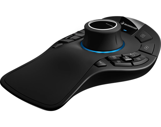 [3DX-700119] 3Dconnexion-SpaceMouse Pro Wireless BT Professional (3DX‑700119) – Ratón 3D inalámbrico USB‑C/Bluetooth, 15 botones programables, viaje incluido