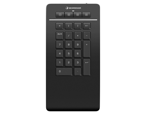 [3DX-700105] 3Dconnexion - Numpad Pro (3DX‑700105) – Pad numérico inalámbrico profesional con teclas programables