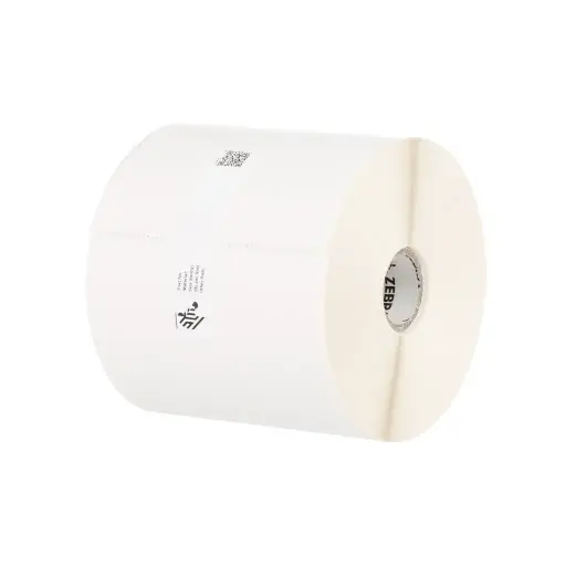 [ZIPZEM10045187] ZIPZEM10045187 - ZEBRA - Etiqueta 4"x3", T. Directa. Papel Blanco, Z-Essentials 400D, para Impresora Móvil , 155/Rollo, con adhesivo Permanente, Perf. entre etiq., 1 al paso. Núcleo 0.75". Diámetro 2.2". 36 Rollos/caja. Peso por caja 0.19.
