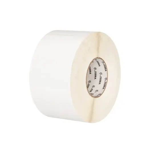 [ZIPZED10045202] ZIPZED10045202 - ZEBRA - Etiqueta 76.2"x25.4", T. Térmica. Papel Blanco, Z-Essentials 400T, para Impresora Desktop, 3143/Rollo, con adhesivo Permanente, Perf. entre etiq., 1 al paso. Núcleo 1.". Diámetro 5.". 6 Rollos/caja. Peso por caja 1.27.