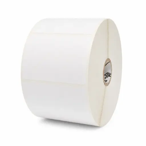 [ZIPZET10045213] ZIPZET10045213 - ZEBRA - Etiqueta 101.6"x152.4", T. Térmica. Papel Blanco, Z-Essentials 400T, para Impresora Industrial, 1277/Rollo, con adhesivo Permanente, Sin perf., 1 al paso. Núcleo 3.". Diámetro 7.9". 4 Rollos/caja. Peso por caja 3.72.