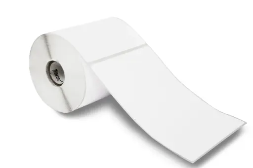 [ZIPZET10045215] ZIPZET10045215 - ZEBRA - Etiqueta 101.6"x165.1", T. Térmica. Papel Blanco, Z-Essentials 400T, para Impresora Industrial, 1177/Rollo, con adhesivo Permanente, Perf. entre etiq., 1 al paso. Núcleo 3.". Diámetro 7.9". 4 Rollos/caja. Peso por caja 3.71.