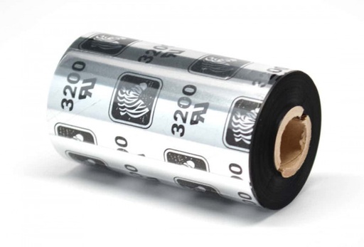 [800132-101] Wax/Resin Ribbon, 33mmx74m (1.3inx242ft), 3200; High Performance, 12mm (0.5in) core, 12/box
