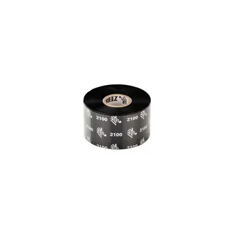 [02100BK04045] Wax Ribbon, 40mmx450m (1.57inx1476ft), 2100; High Performance, 25mm (1in) core, 12/box