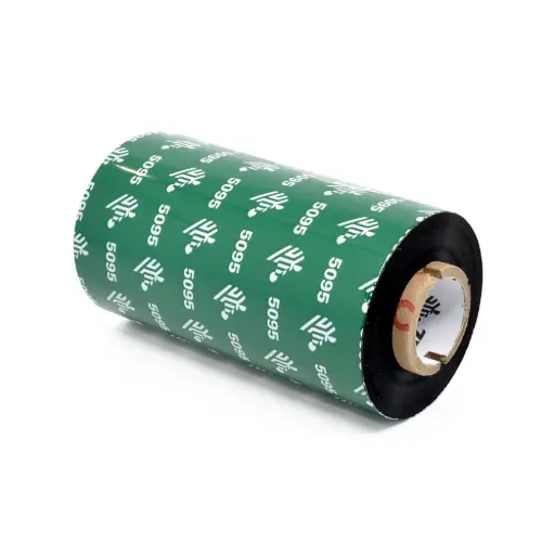 [05095GT11030] 05095GT11030 - Zebra - Ribbon de Resina, 110 mm x 300m (4.33" x 984'), Modelo 5095 Alto Rendimiento para impresoraZD230t, ZD420t, ZD620t and GT800 printers de Escritorio. 24 Ribbons/Caja