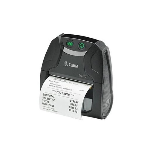 [ZQ32-A0E04TL-00] ZEBRA - DT PRINTER ZQ320 PLUS; BLUETOOTH 4.X, NO LABEL SENSOR, OUTDOOR USE, ENGLISH, GROUP L